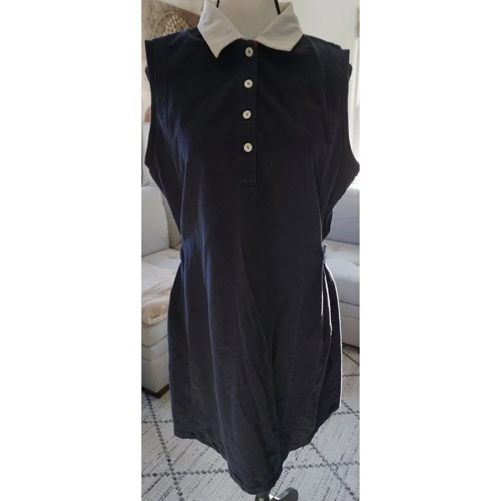 Brooks Brother Pro Sports Women's Blue Sleeveless Tennis Dress - Size XL - Picture 1 of 12